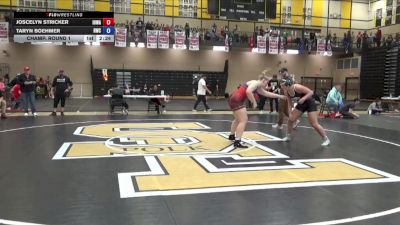 190 lbs Champ. Round 1 - Joscelyn Stricker, Iowa vs Taryn Boehmer, Riverhawk Wrestling Club