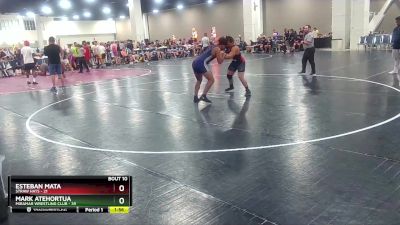 190 lbs Finals (8 Team) - Mark Atehortua, Miramar Wrestling Club vs Esteban Mata, Straw Hats