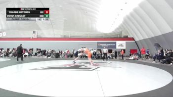 197 lbs Champ. Round 2 - Charlie Heydorn, Unattached Illinois vs Derek Badgley, Grand Valley State