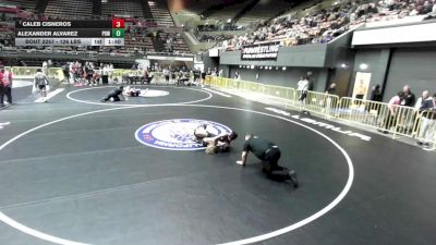 126 lbs Champ. Rd Of 16 - Caleb Cisneros vs Alexander Alvarez, Project 8 Wrestling