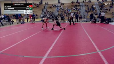 184 lbs Cons. Semi - Zak McPhee, UW-Eau Claire vs Dj Rock, Southwest State