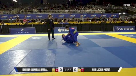 Isabella Guimarães Barral vs Rilyn Lucille Propst 2026 Pan Kids Jiu-Jitsu IBJJF Championship