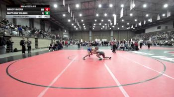 144E Quarterfinal - Matthew Wilson, Lafayette (Wildwood) vs Brody Byers, Harrah
