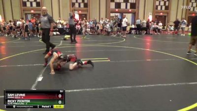 52 lbs Finals (8 Team) - Sam Levine, SVRWC Gold vs Ricky Piontek, Elite Wrestling