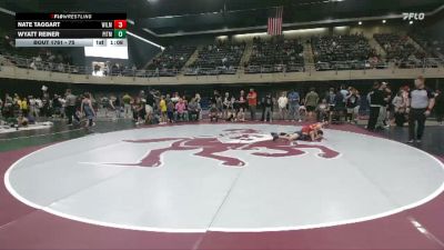 75 lbs Consi Of 8 #2 - Nate Taggart, Wilmington vs Wyatt Reiner, Pitman