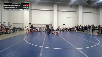132 lbs Cons. Quarters - Madisyn Christenson, Utah vs Kenna McCauley, Utah