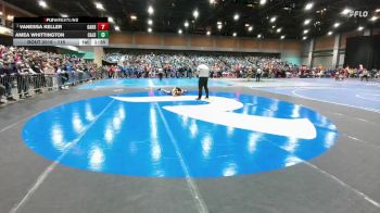 115 lbs Champ. Round 1 - Vanessa Keller, Oakridge vs Amea Whittington, Caldwell