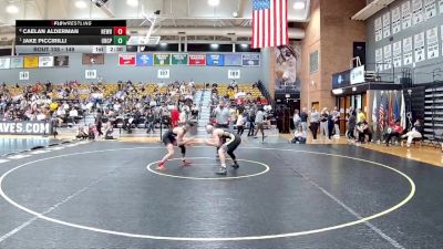 149 lbs Quarterfinal - Jake Piccirilli, UNC Pembroke vs Caelan Alderman, Newberry