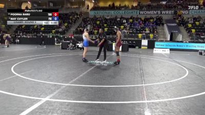 160 lbs Champ. Round 2 - May Cuyler, Presbyterian vs Poorna Babu, Texas Woman`s University