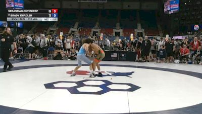 113 lbs Champ. Rd Of 128 - Sebastian Gutierrez, California vs Brady Knadler, Texas