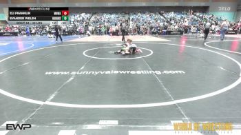 49 lbs Consolation - Eli Franklin, Mighty Warrior Wrestling Academy vs Evander Welsh, Warhawks Wrestling Inc.