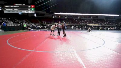 285 lbs Consi Of 16 #2 - Felix McDuffy, North Florida vs Zachary Bailey, Life