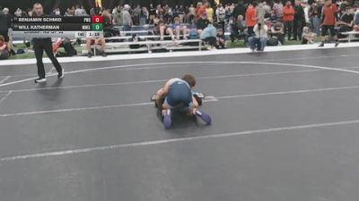 120 lbs Champ. Rd Of 32 - Benjamin Schmid, Pinnacle Wrestling School vs Will Katherman, MN Elite