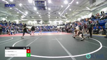 88 lbs Consolation - Christian Ramirez, Collinsville Cardinal Youth Wrestling vs Camden Cranfield, Pirate Wrestling Club