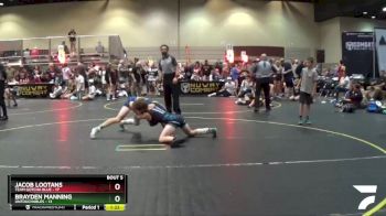 125 lbs Semis & 1st Wrestleback (8 Team) - Brayden Manning, Untouchables vs Jacob Lootans, Team Gotcha Blue