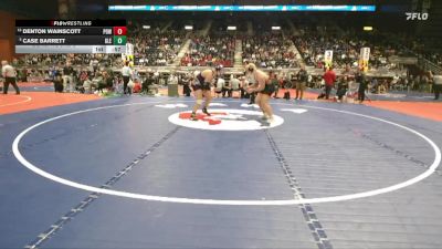 3A-215 lbs Cons. Round 3 - Case Barrett, Glenrock vs Denton Wainscott, Powell