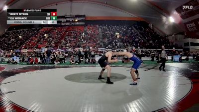 6A 175 lbs Cons. Round 1 - Eli Womack, Rigby vs Brett Myers, Coeur D Alene