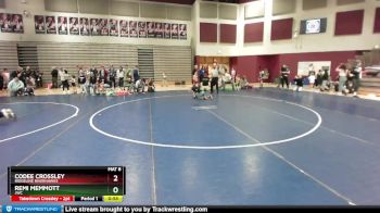 41-42 lbs Round 1 - Codee Crossley, Ridgeline Riverhawks vs Remi Memmott, JWC
