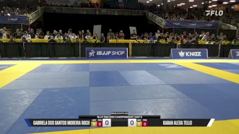 Gabriela Dos Santos Moreira Roch vs Karah Alexa Tello 2026 Pan Kids Jiu-Jitsu IBJJF Championship