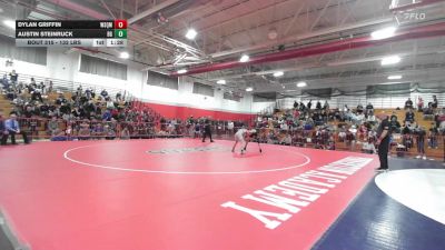132 lbs 3rd Place - Dylan Griffin, Winnisquam vs Austin Steinruck, Bishop Guertin