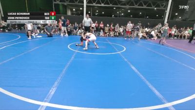 68 lbs Round 3 (6 Team) - Lucas Schuman, Mat Assassins Red vs John Petrovich, Team Barracuda