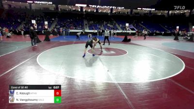 132 lbs Consi Of 32 #2 - Caelon Keough, Methuen vs Navi Vangphoumy, Greater Lowell