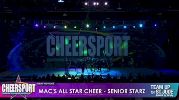 Mac's All Star Cheer - Senior Starz [2022 Day 1] 2022 CHEERSPORT: Friday Night Live