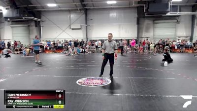 95/101 Round 1 - Ray Johnson, Spartan Wrestling Club vs Liam McKinney, Alpha Elite