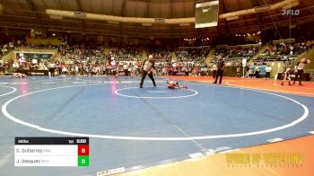 46 lbs Round Of 32 - Cristiano Gutierrez, Region Wrestling Academy vs Joaquin Vasquez, Duran Elite