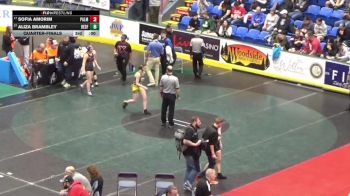 112 lbs Consi Of 8 #1 - Megan Wagner, Boiling Springs vs Sydney Laboon, Thomas Jefferson