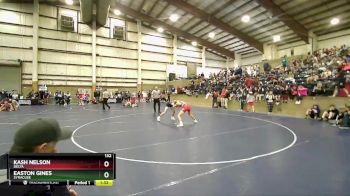 132 lbs Cons. Round 4 - Easton Gines, Syracuse vs Kash Nelson, Delta