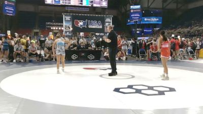 110 lbs Cons. Rd Of 32 - Ella Sheppard, South Carolina vs Raylynn Woods, Nevada