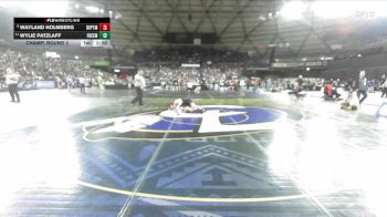 Boys 1B/2B 138 Champ. Round 2 - Wylie Patzlaff, Freeman vs Wayland Holmberg, Davenport