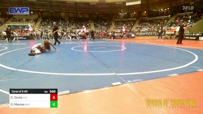 67 lbs Consi Of 8 #2 - Deshawn Doyle, Steel City Reloaded vs Damen Macias, Berryhill Wrestling Club