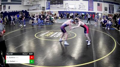 145 lbs Cons. Semi - Lance Zylstra, Summit Academy vs Cole Geibel, Commodore Perry Hs