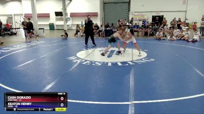 106 lbs Placement Matches (8 Team) - Cash Dorazio, Ohio Red vs Keaton Henry, Iowa