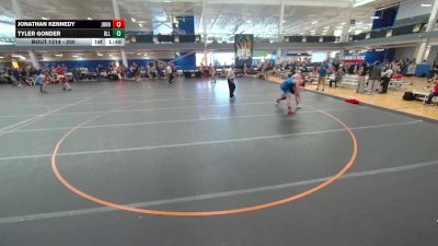 200 lbs Cons. Round 1 - Jonathan Kennedy, Unattached vs Tyler Gonder, Barn LLC