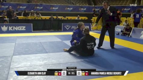 Amanda Pamela Nicole Schurtz vs Elisabeth Ann Clay 2026 Pan Jiu Jitsu IBJJF Championship