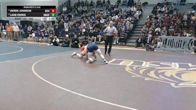 165 lbs Quarterfinal - Lane Ewing, UMary vs Derek Johnson, St. Cloud State