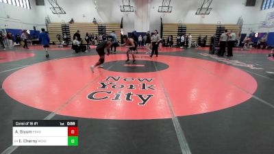 131 lbs Consi Of 16 #1 - Amir Siyum, Franklin D Roosevelt-PSAL vs Ethan Cherny, McKee-Staten Island Tech-PSAL