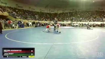 5A-106 lbs Quarterfinal - Jack Ensey, Duncan vs Brysen Hoodenpyle, Grove