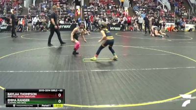 65 lbs Cons. Round 5 - Emma Ranger, Algonac Mat Rats vs Baylaa Thompson, Reed City Youth Wrestling