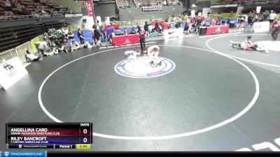 152 lbs Quarterfinal - Angellina Caro, Swamp Monsters Wrestling Club vs Riley Bancroft, 7 Virtues Wrestling Club