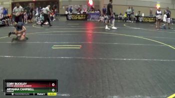 65 lbs Cons. Round 1 - Aryanna Campbell, Pursuit vs Cory Buckley, Region Wrestling Academy