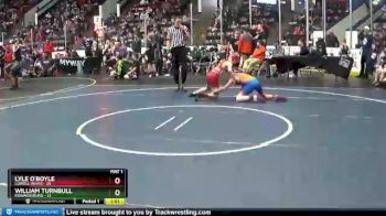 92 lbs Quarterfinals (8 Team) - William Turnbull, Edwardsburg vs Lyle O`Boyle, Lowell White