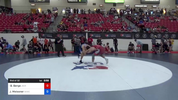 86 kg Rnd Of 32 - Bennett Berge, Jackrabbit Wrestling Club vs Jacob ...