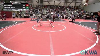 43 lbs Quarterfinal - Jhett Price, Raw Wrestling Club vs Greyson Waag, Keystone Kids Wrestling Club