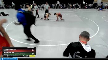 120 lbs Champ. Round 2 - Ryan Richie, Southern Illinois Regional Training Center vs Jordan Blais, Canada