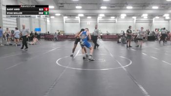 144 lbs Round 8 (10 Team) - Basit Amid, Mat Assassins Black vs Ryan Muller, Savage WA White
