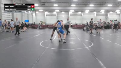 144 lbs Round 8 (10 Team) - Basit Amid, Mat Assassins Black vs Ryan Muller, Savage WA White